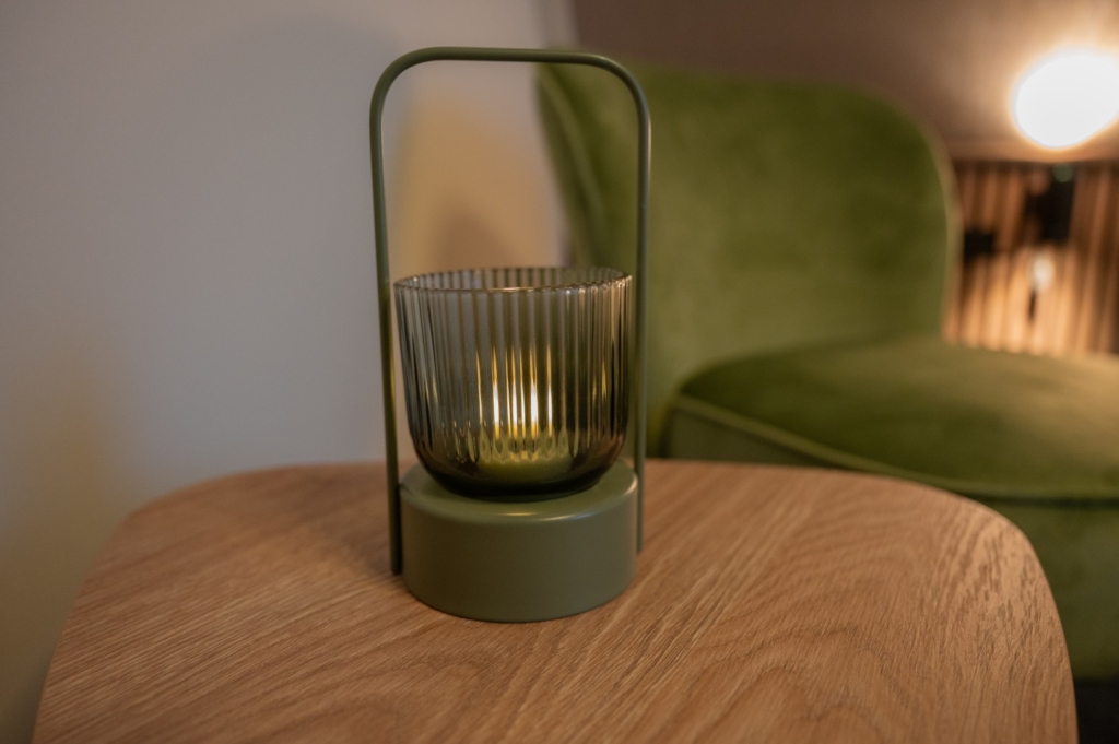 Detail lampje groen aan